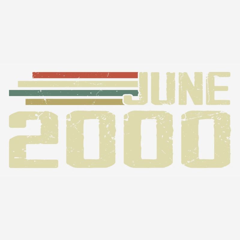 Juni 2000 Jahrestag Juni 2000 Juni 2000 Geburtstag