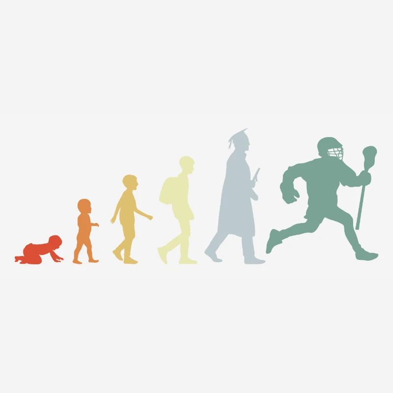 Evolution eines Lacrosse Spielers