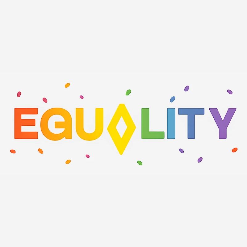 Equality – Colorful Statement for Diversity & Respect
