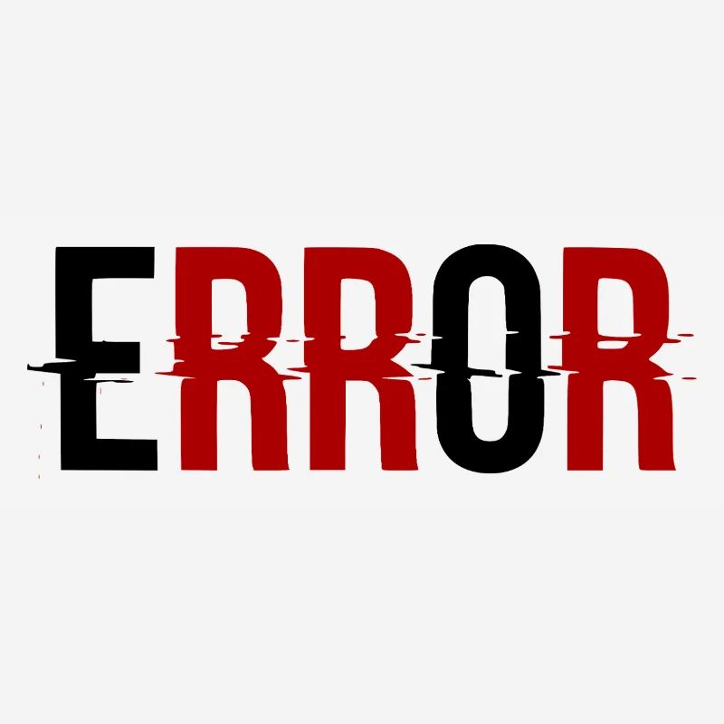 Error Glitch-Design Error Message