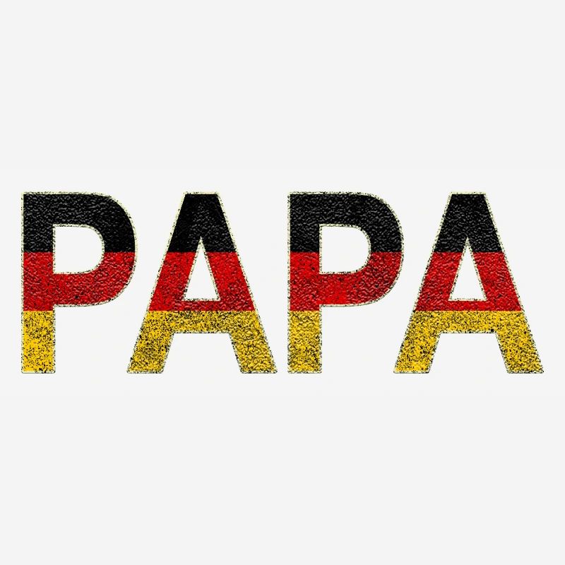 Dad in Flag Texture German