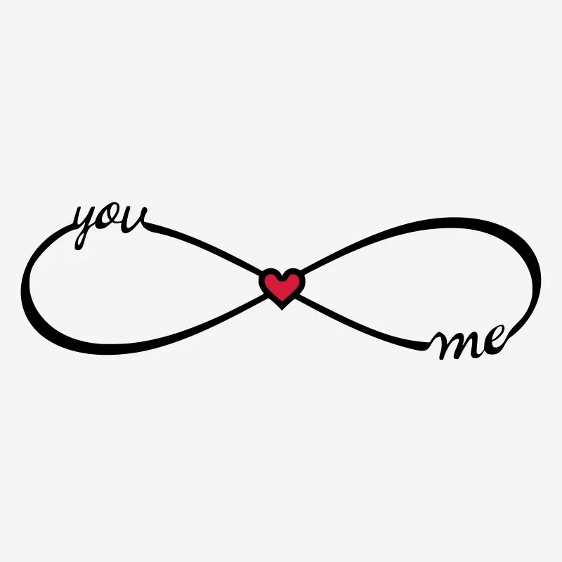 symbole de l'infini Infinity vous me & BFF