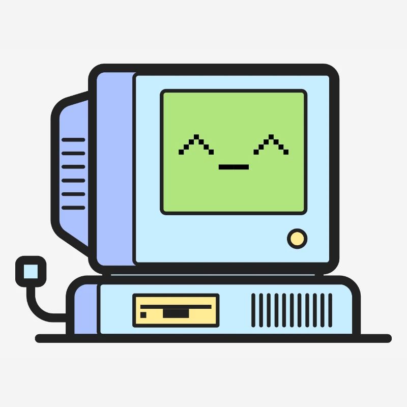 Happy Retro Computer