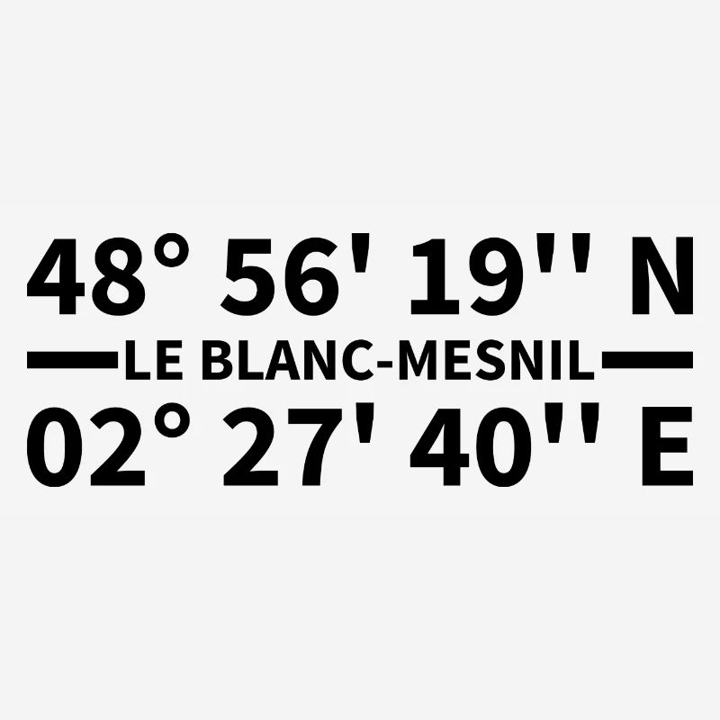 Coordonnées du Blanc-Mesnil