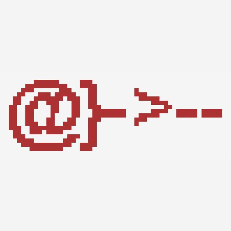 Impression numérique Rose avec Pixel Art