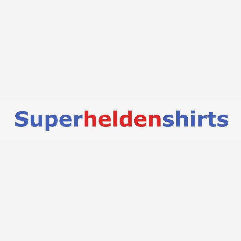 Wortlogo Superheldenshirts