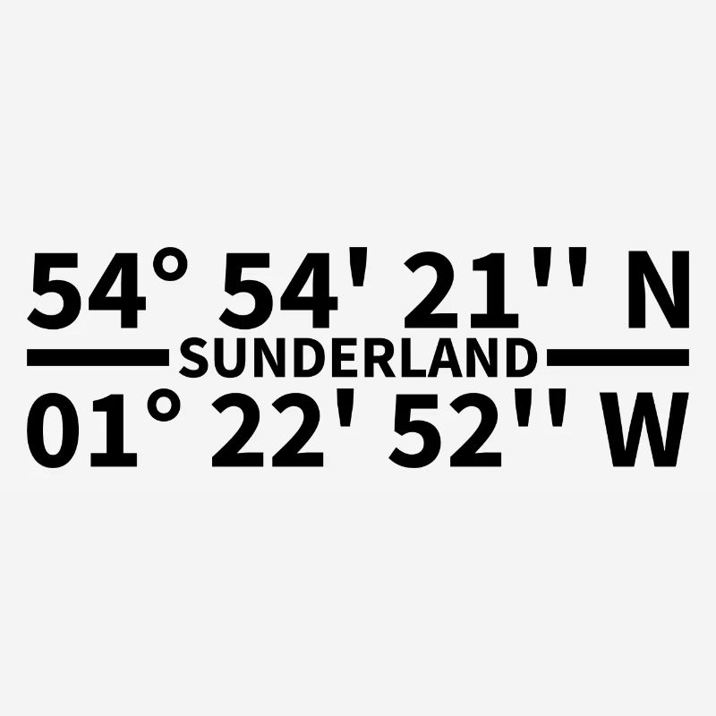 Sunderland coordinates