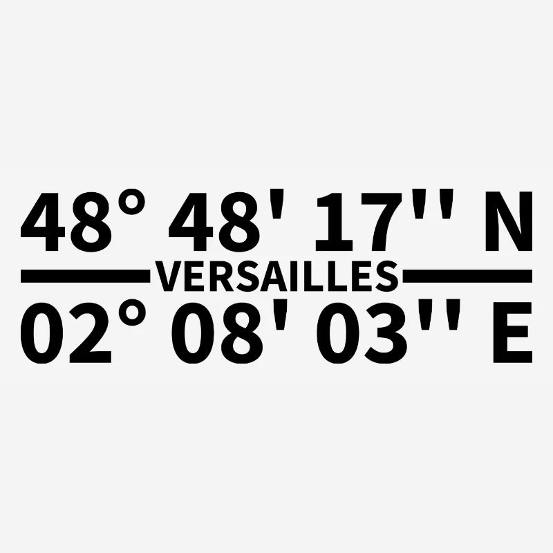 Versailles coordinates