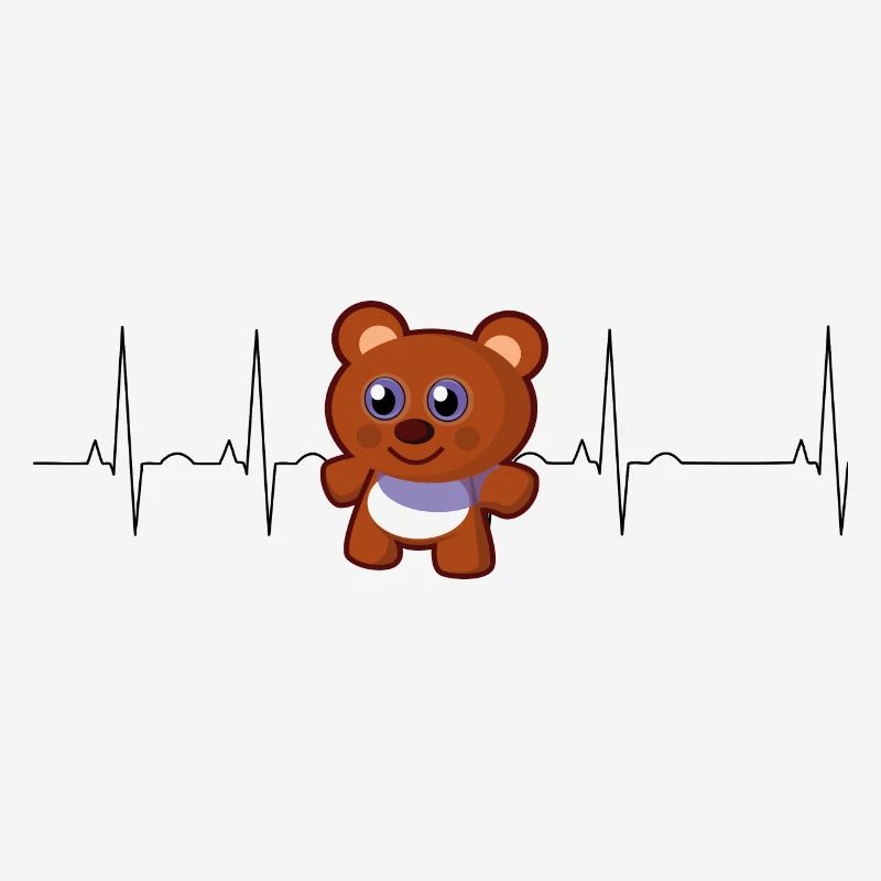 Teddybär Herzschlag