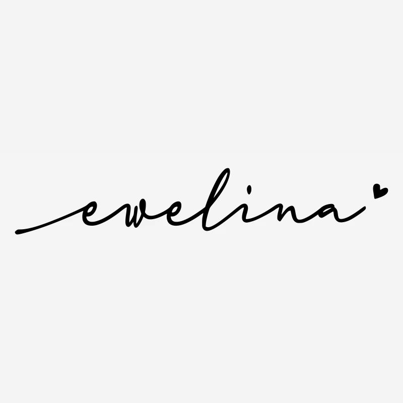Nom cursif Ewelina