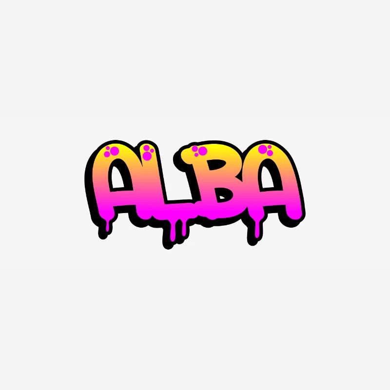 Graffiti name Alba