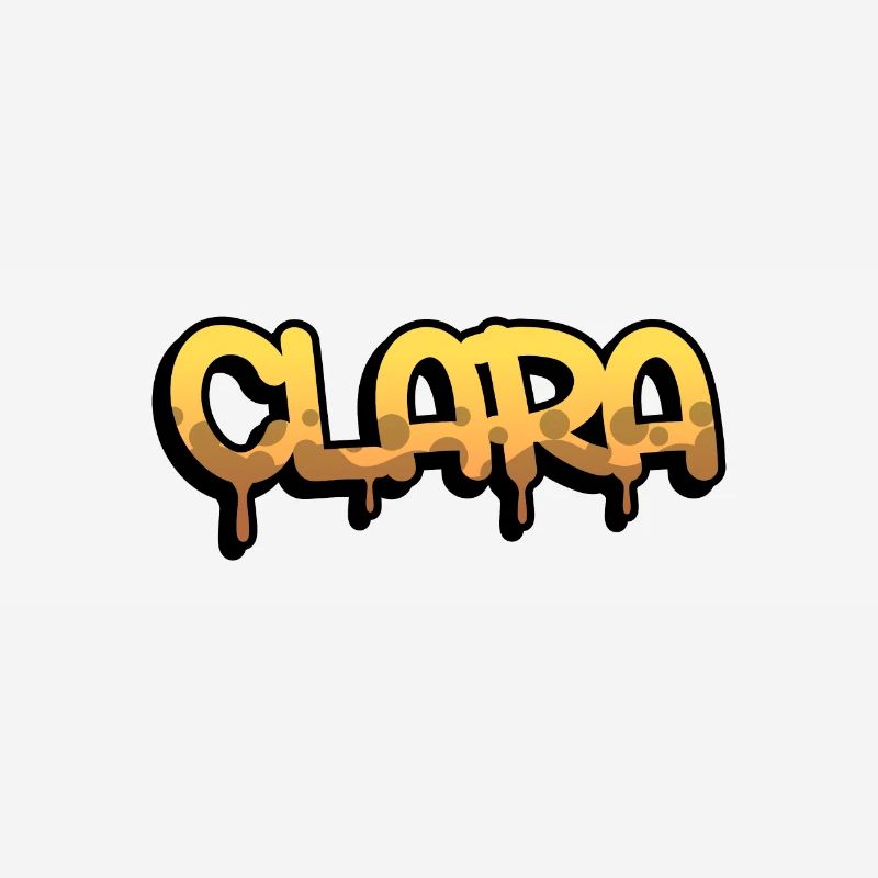 Graffiti-Name Clara