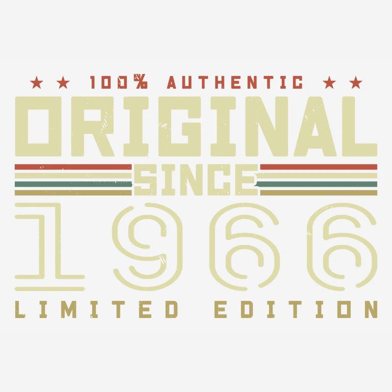 Original 1966 Retro 1966 Birthday Gift 1966