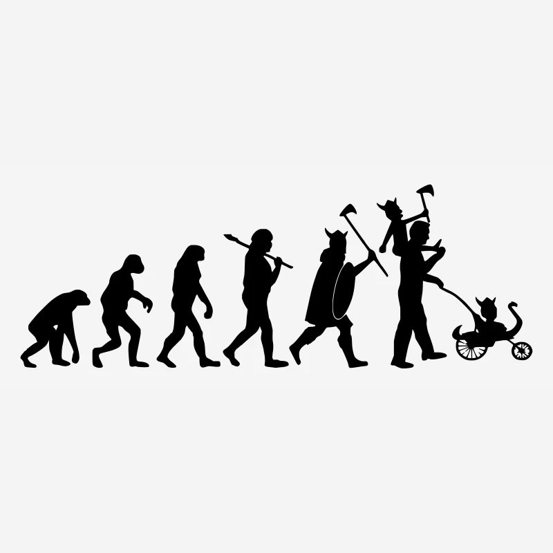 evolution daddy viking