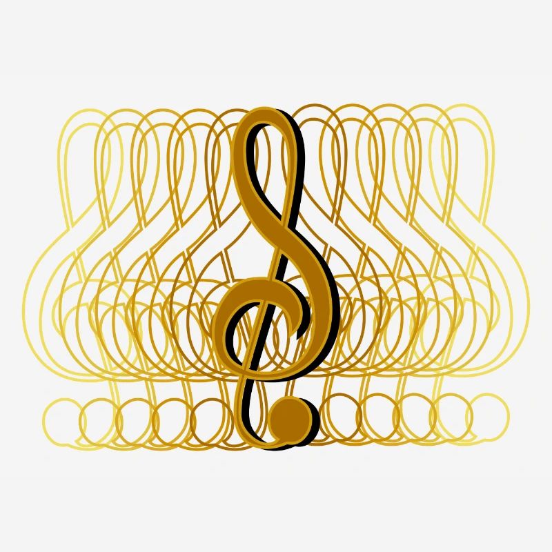 Clef cool gradient, fade, gradient