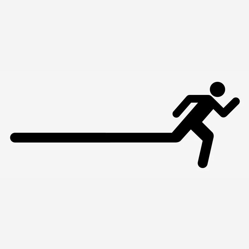Run fast man