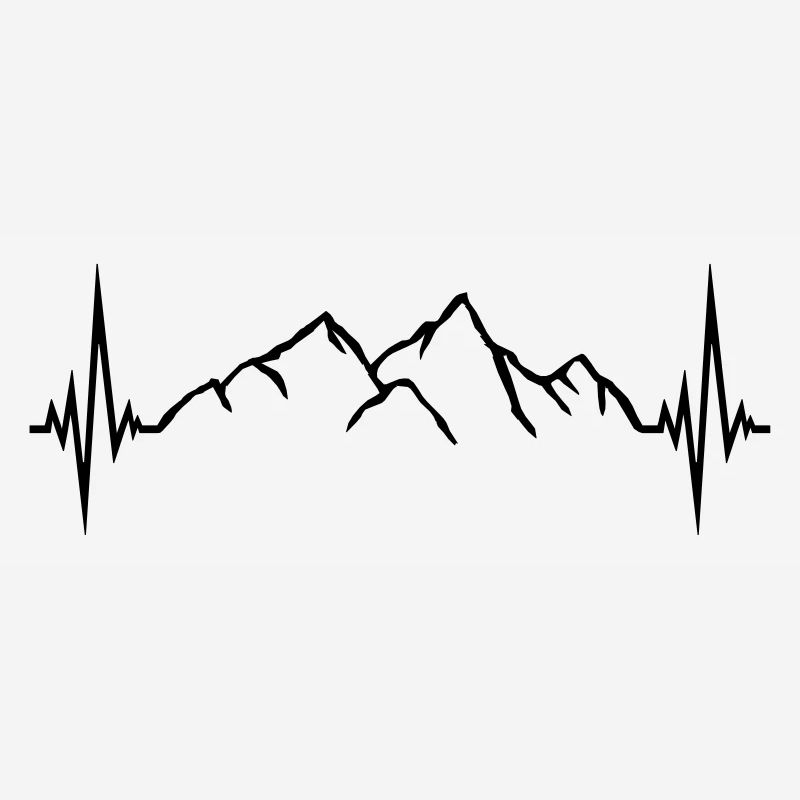 frequency pulse heartbeat mountains mountains excursion wan
