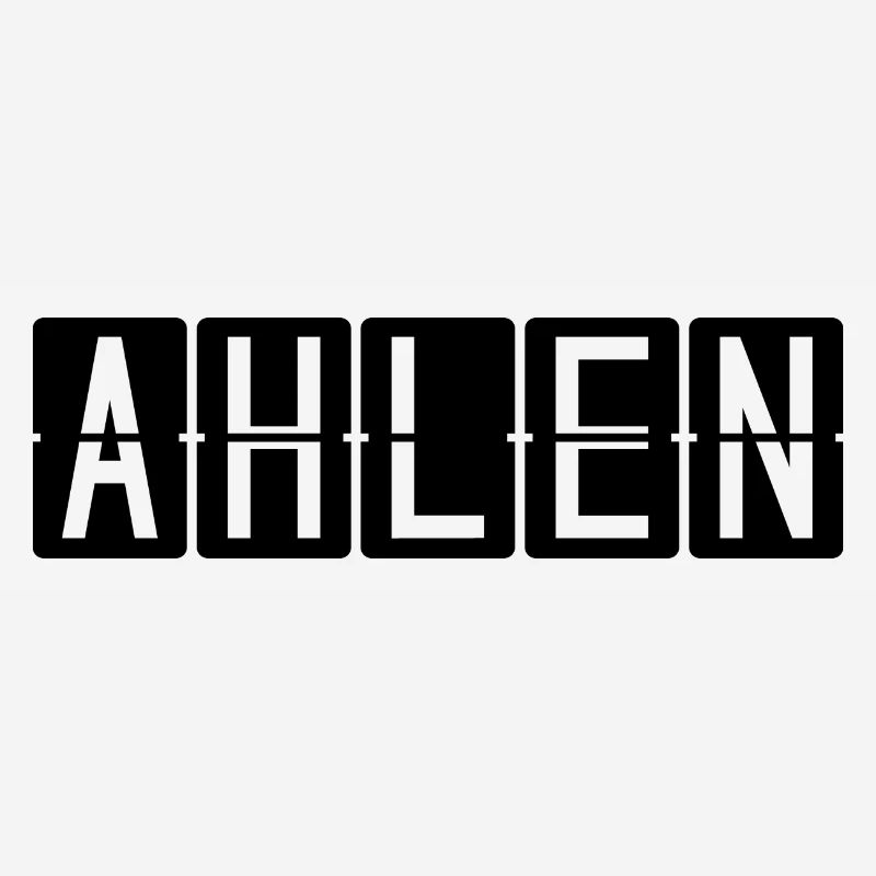 Panneau de l’aéroport d’Ahlen