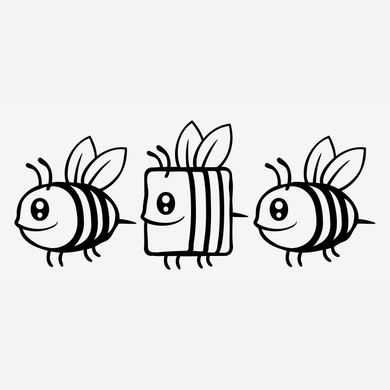 Comic Bienen bee different