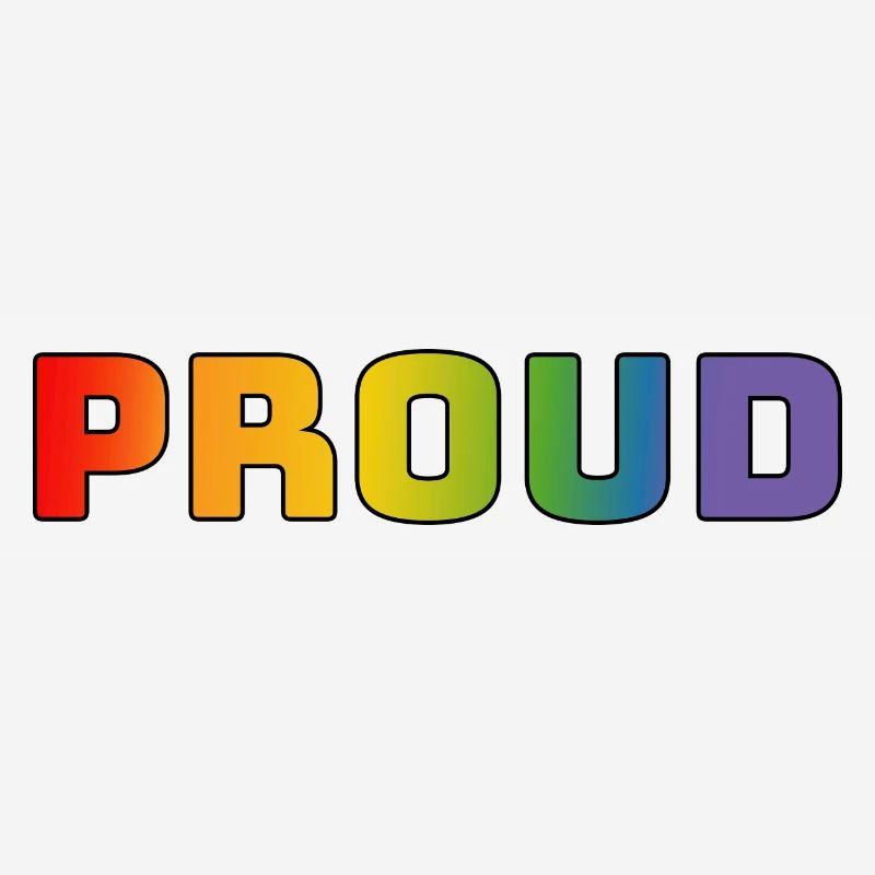 Rainbow proud black