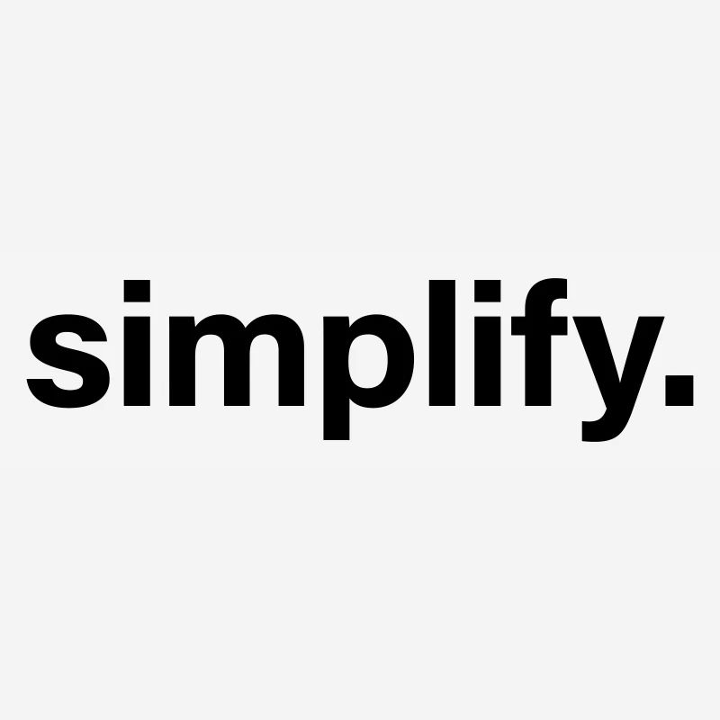 simplify