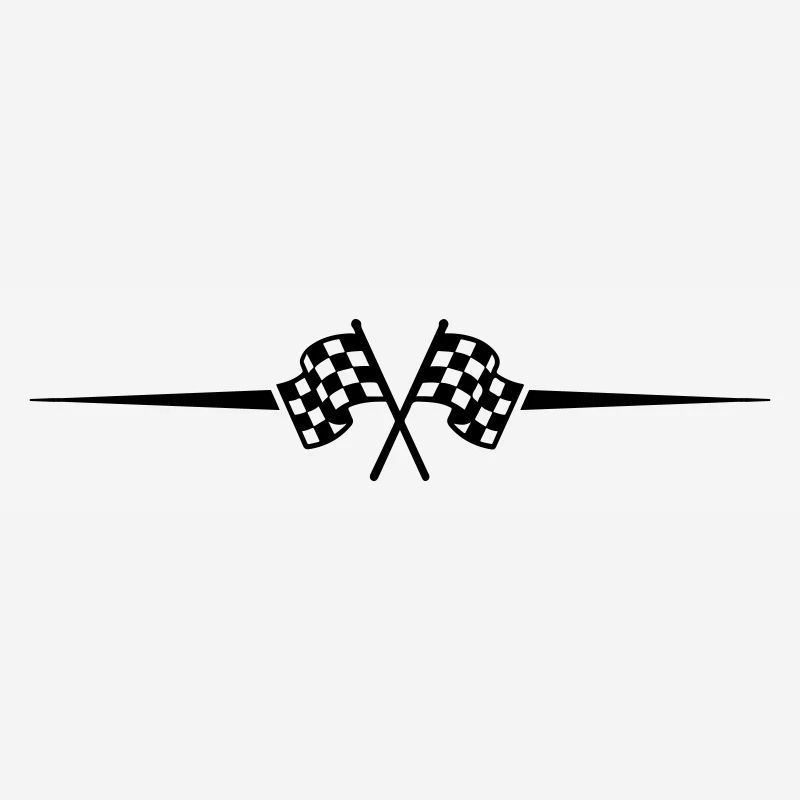 Icône de course de drapeau de course