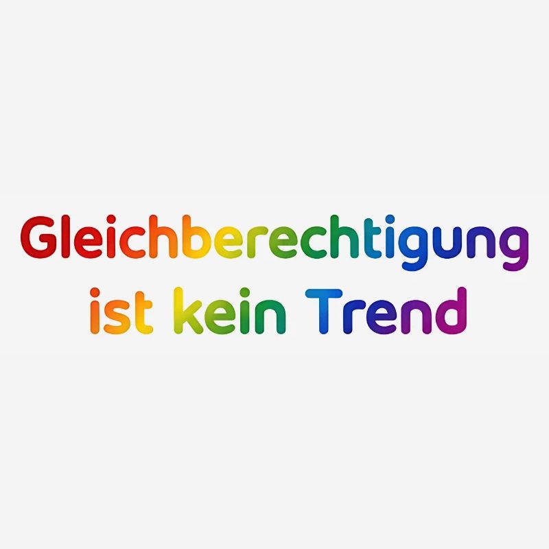 Equality is not a trend rainbow