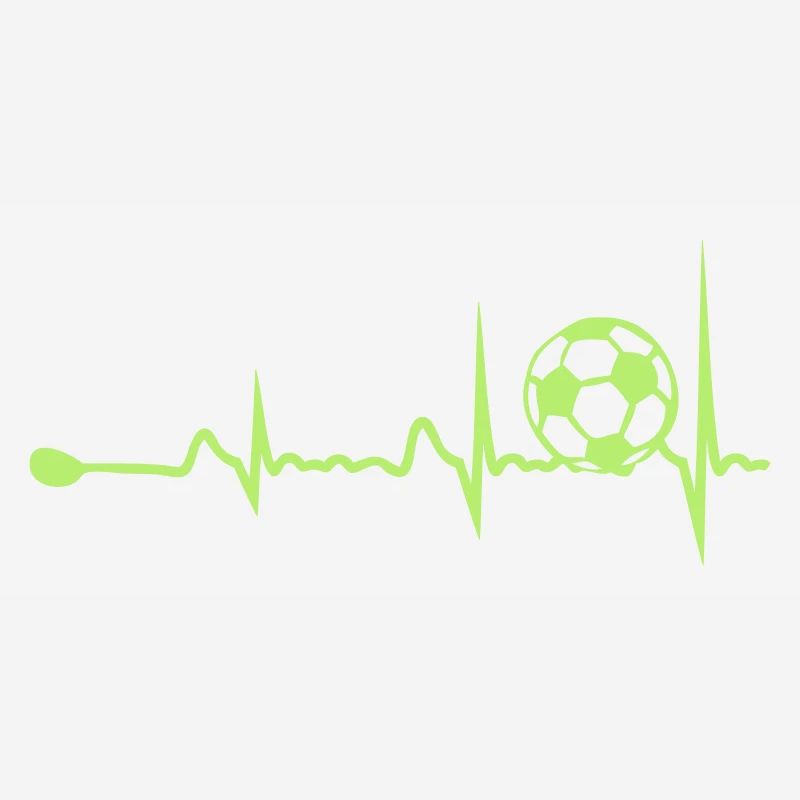 Fußball Herzspur