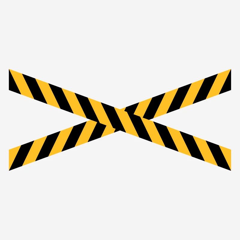 Ruban d'avertissement de conception de ligne