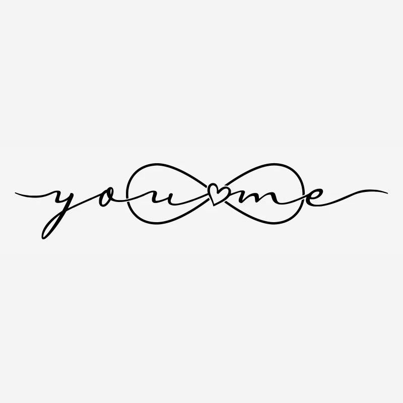 Symbole de l'infini toi et moi Infinity