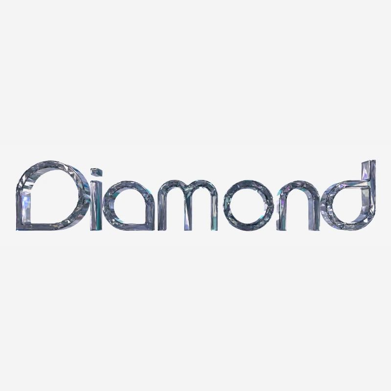 Diamond Stylized Text