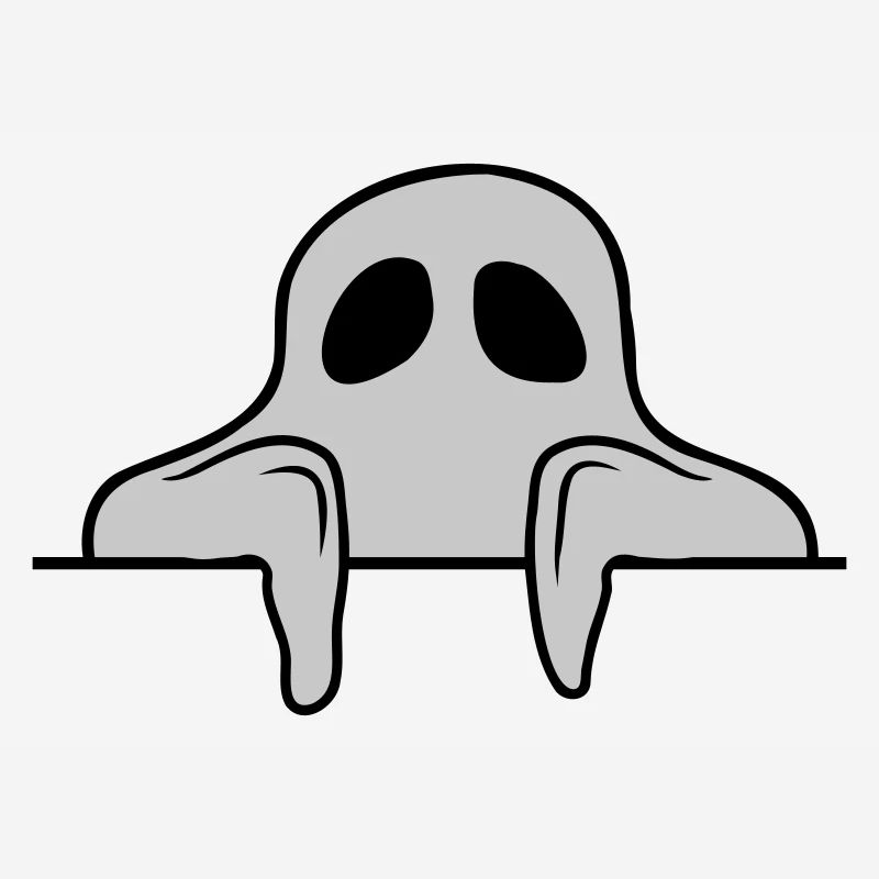 Geist hinter Mauer Comic