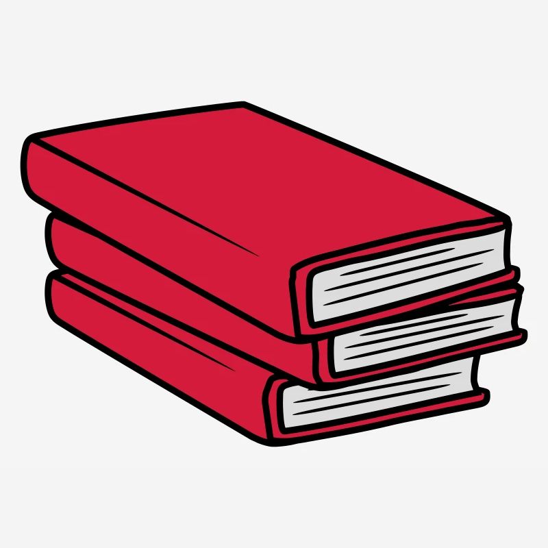 3 Books Stack Design