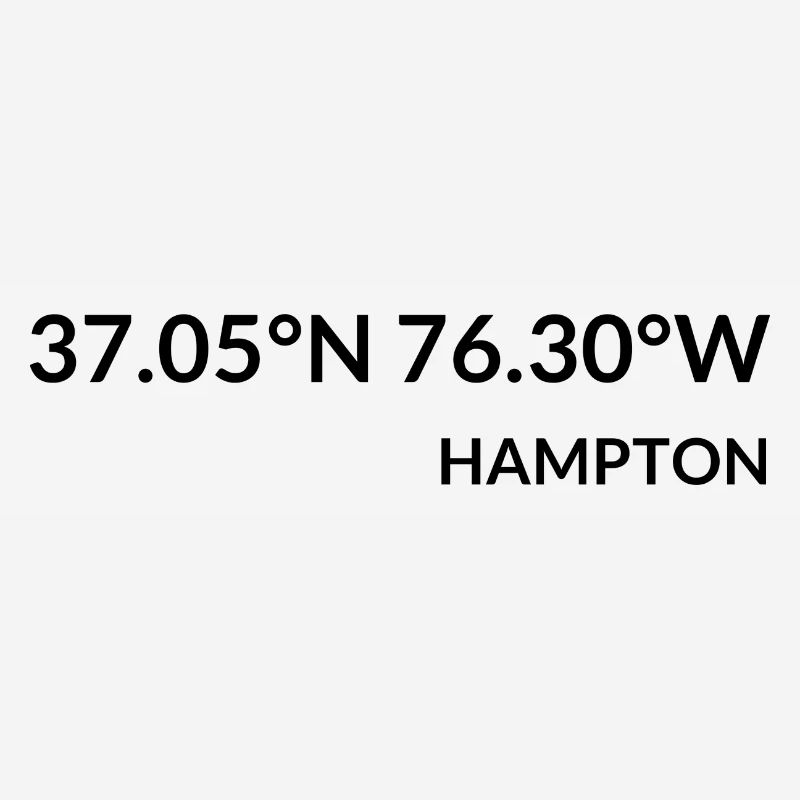 Hampton, Virginia, USA Coordinates