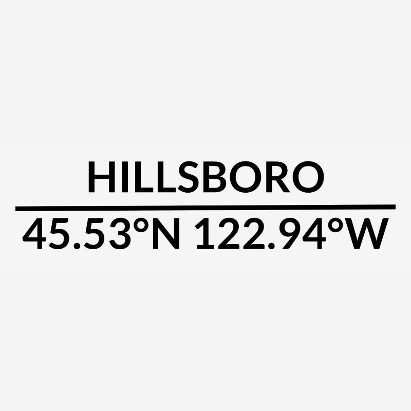 Hillsboro, Oregon, USA Coordinates