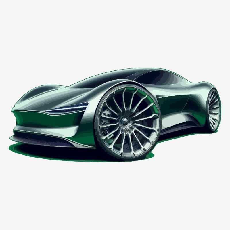 Futuristic super car