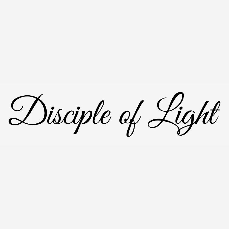 Disciple de la Lumière - logo d’écriture calligraphique