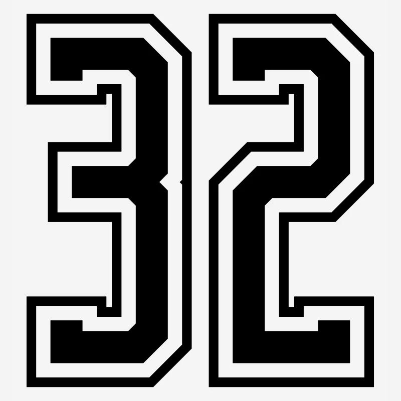 32 Numéro de numéro