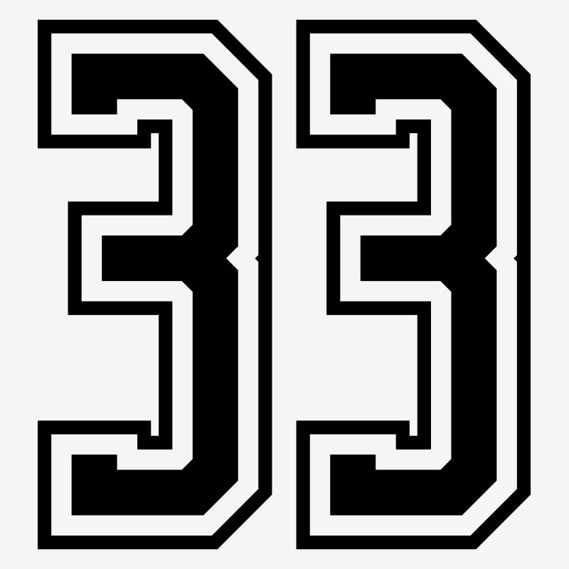 33 Zahl nummer