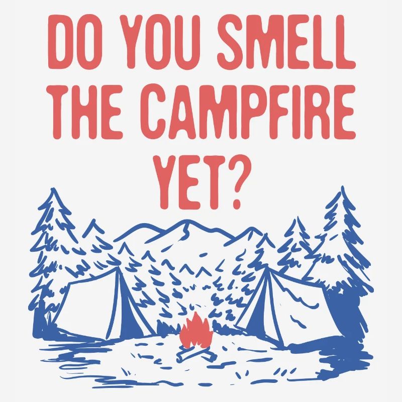 Sentez le feu de camp Camping Randonnée Camping Randonneur
