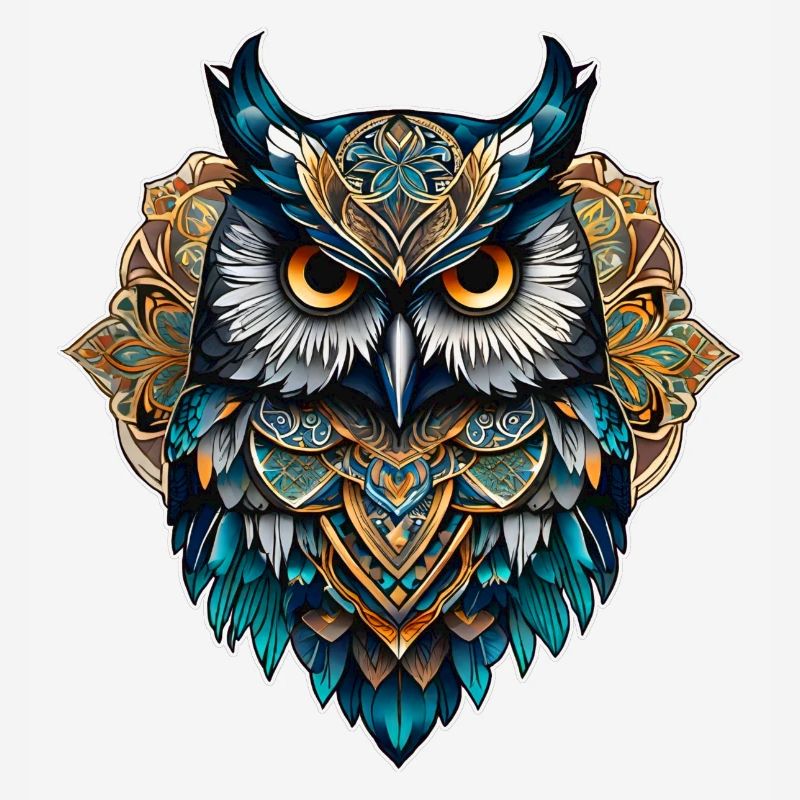 Coole Steampunk Eule