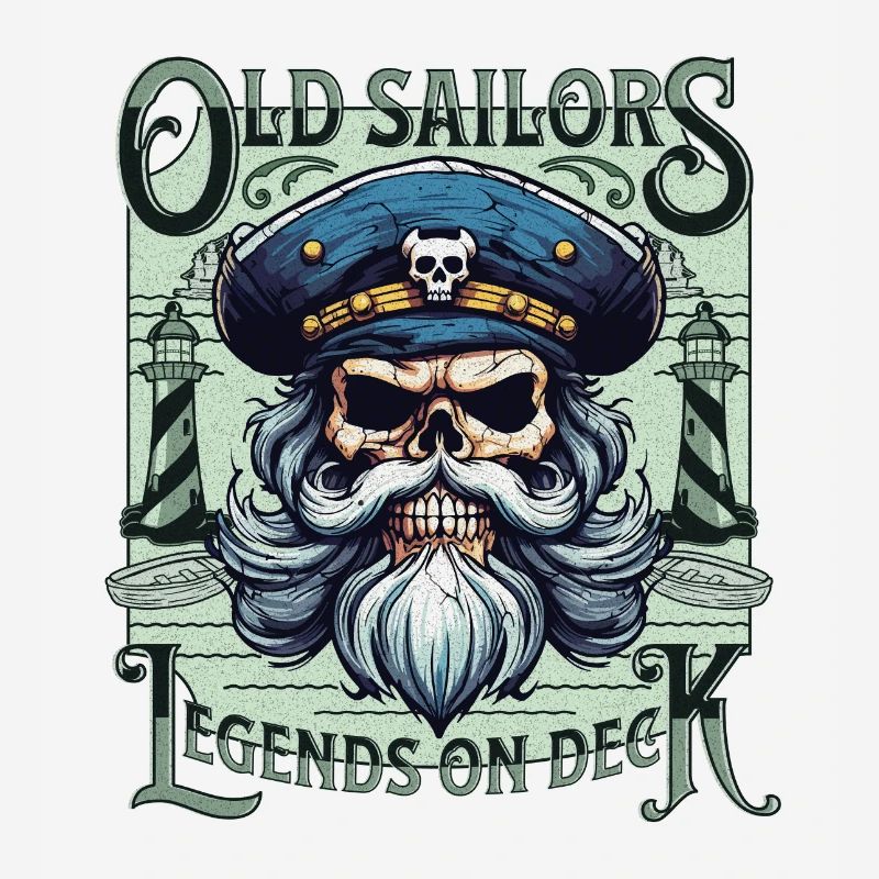 Sailor Skull Skull Captain Ahoy Ship
