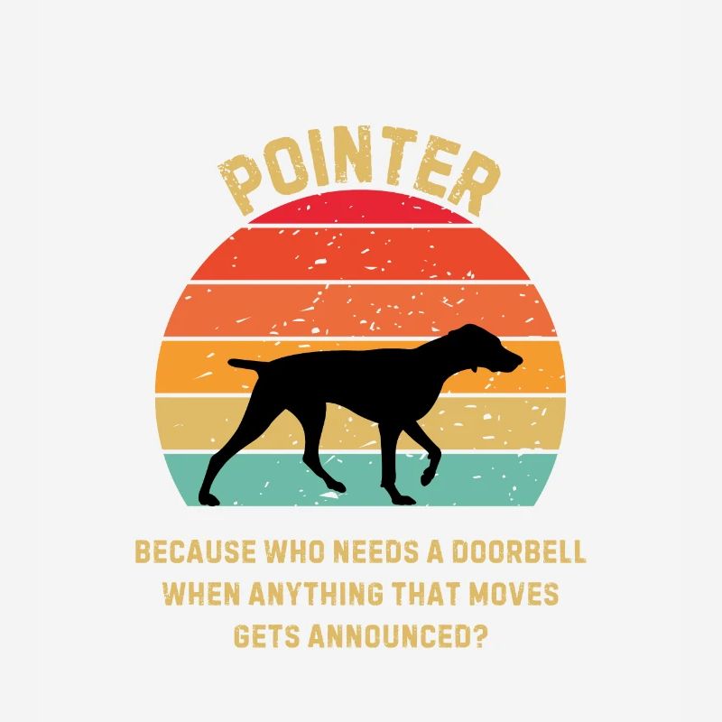 Pointer Retro Sunset