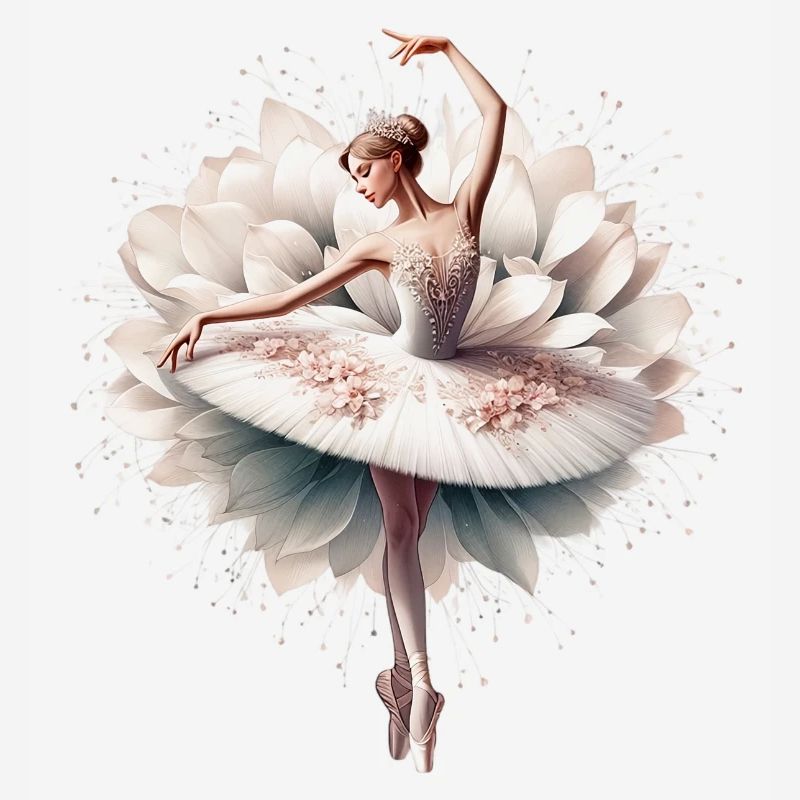 Danseuse de ballet avec tutu