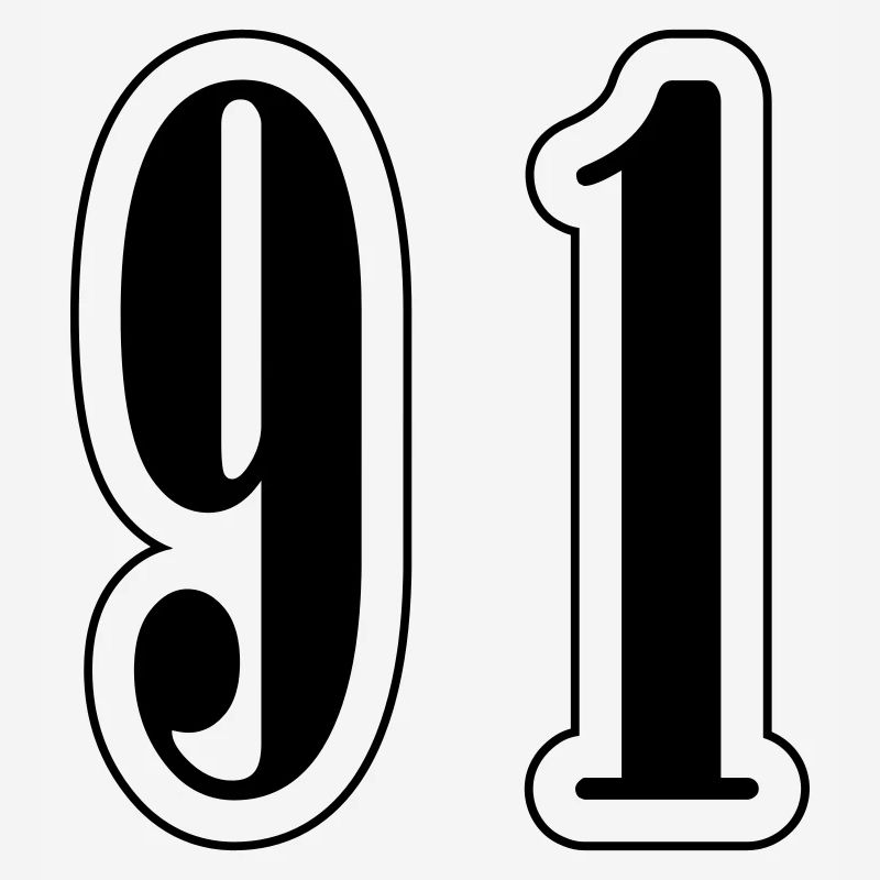 91 Symbole numérique