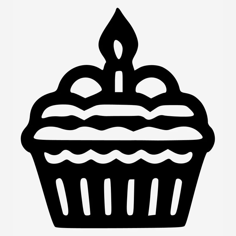 Geburtstags-Cupcake