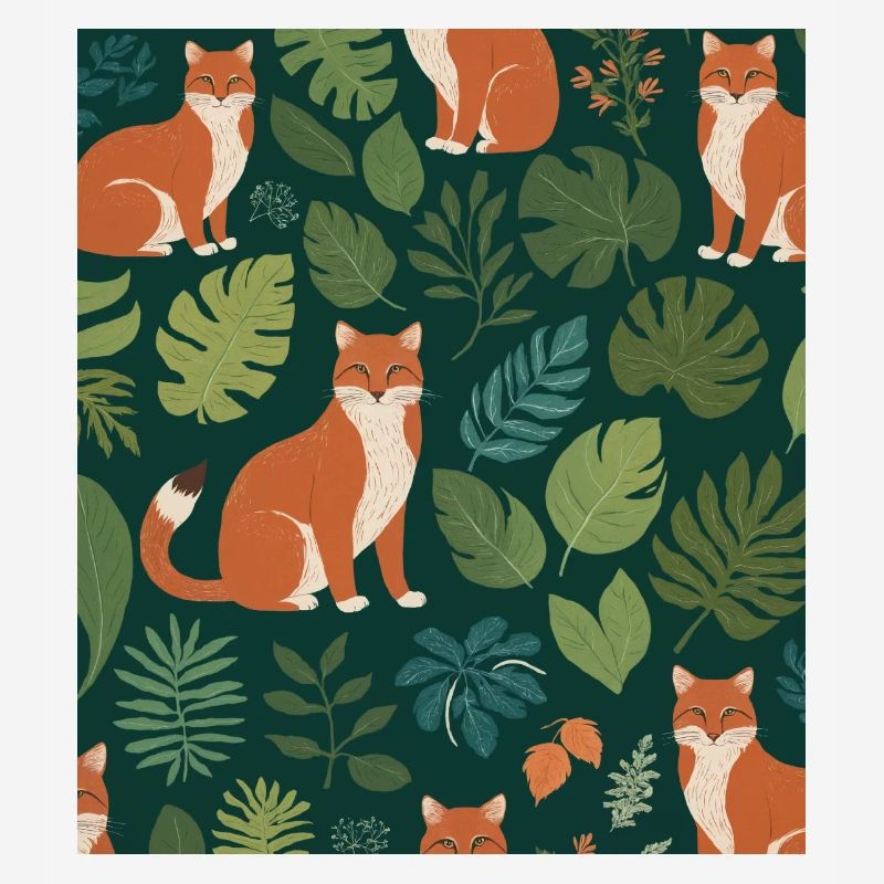 A fox among the leaves