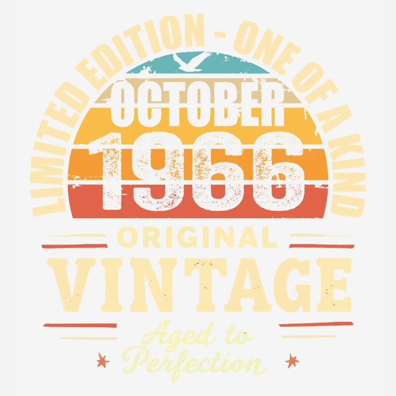 Retro October 1966 - birthday october 1966