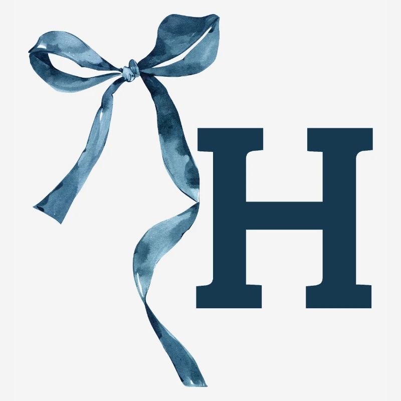 Monogram h Geschenkidee