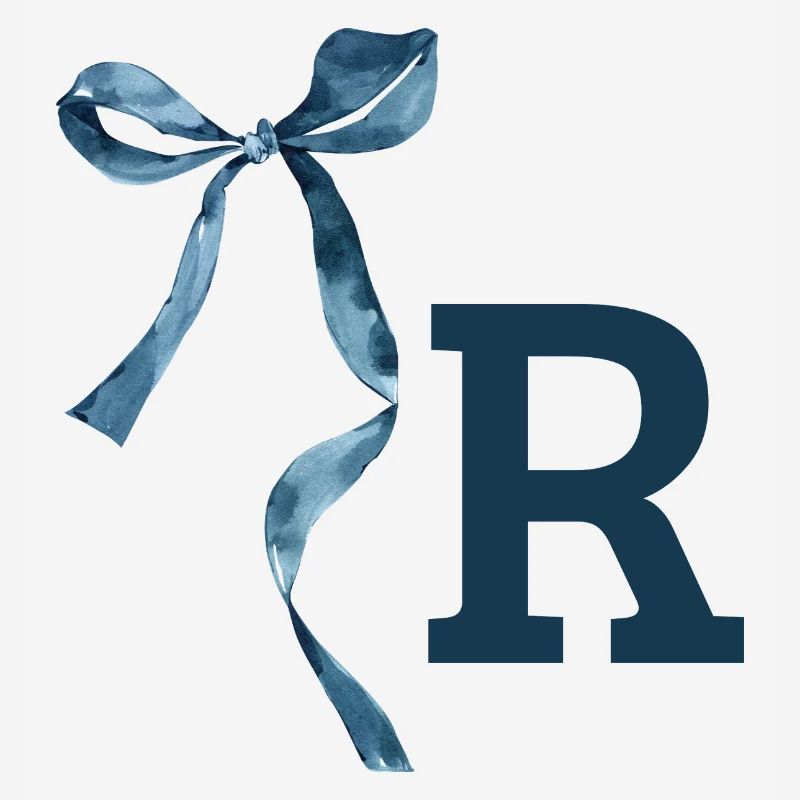 Monogramme r idée cadeau 